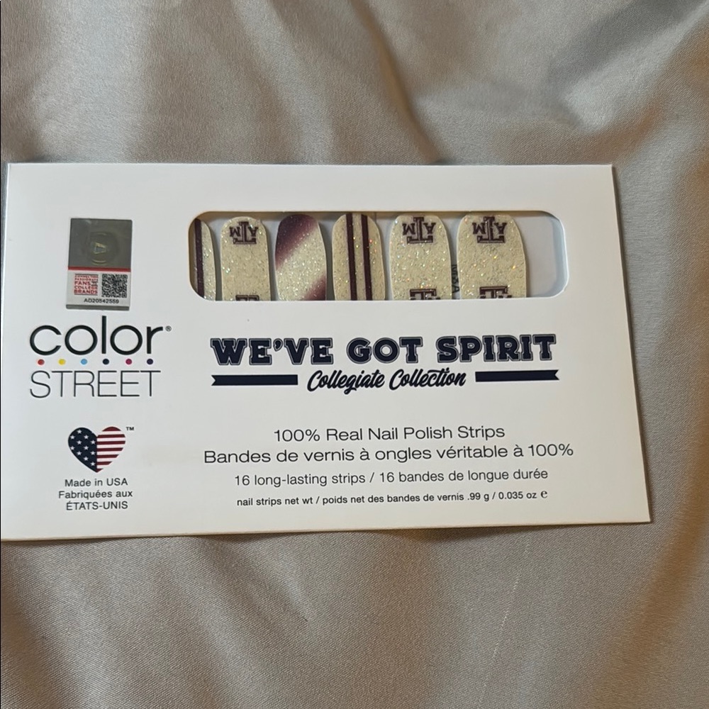 Color Street Nail Strips - Collegiate Collection Texas A&M University 2022